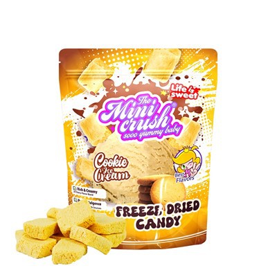 ಫ್ರೀಜ್-ಒಣಗಿದ ಐಸ್ ಕ್ರೀಮ್ (ಕುಕಿ ಫ್ಲೇವರ್)